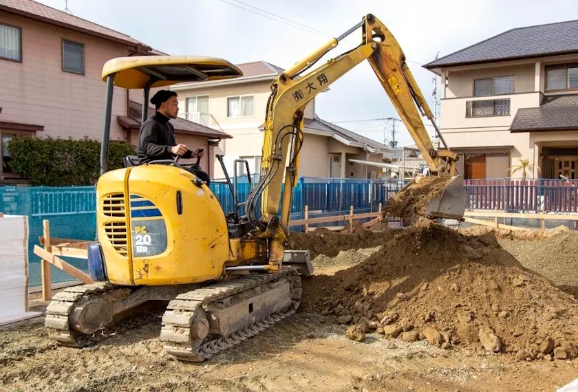 Réalisation Ritzco : excavation et terrain